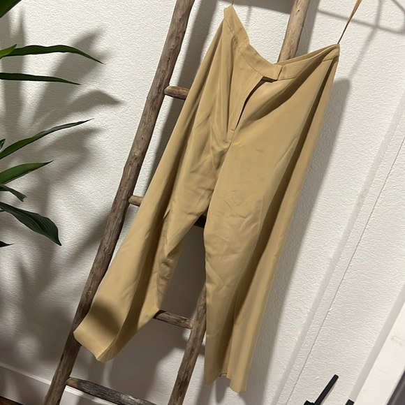 Neutral silk suit set, size 10P - Picture 6 of 8